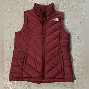 The North Face Women's Maroon Quilted Vest